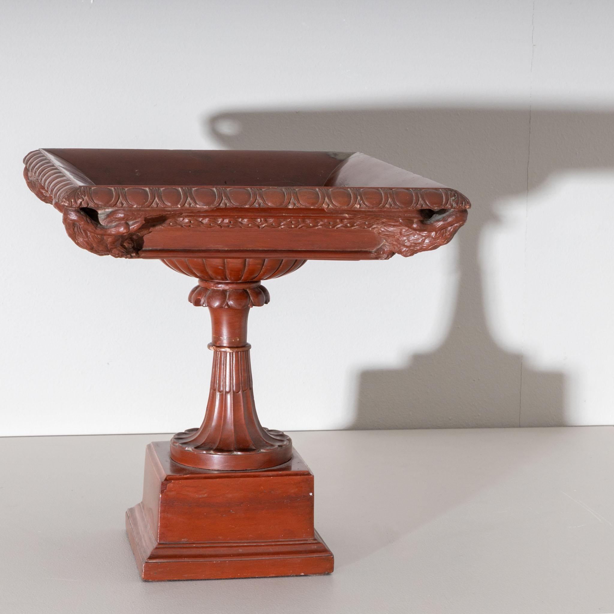Marble Rosso Antico Tazza, Italy 19th Century For Sale