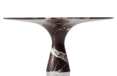 Rosso Lepanto Refined Contemporary Marble Dining Table 130/75
