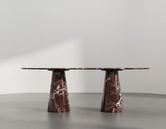 Mesa de comedor Rosso Levanto Ellips - Mesa ovalada de mármol