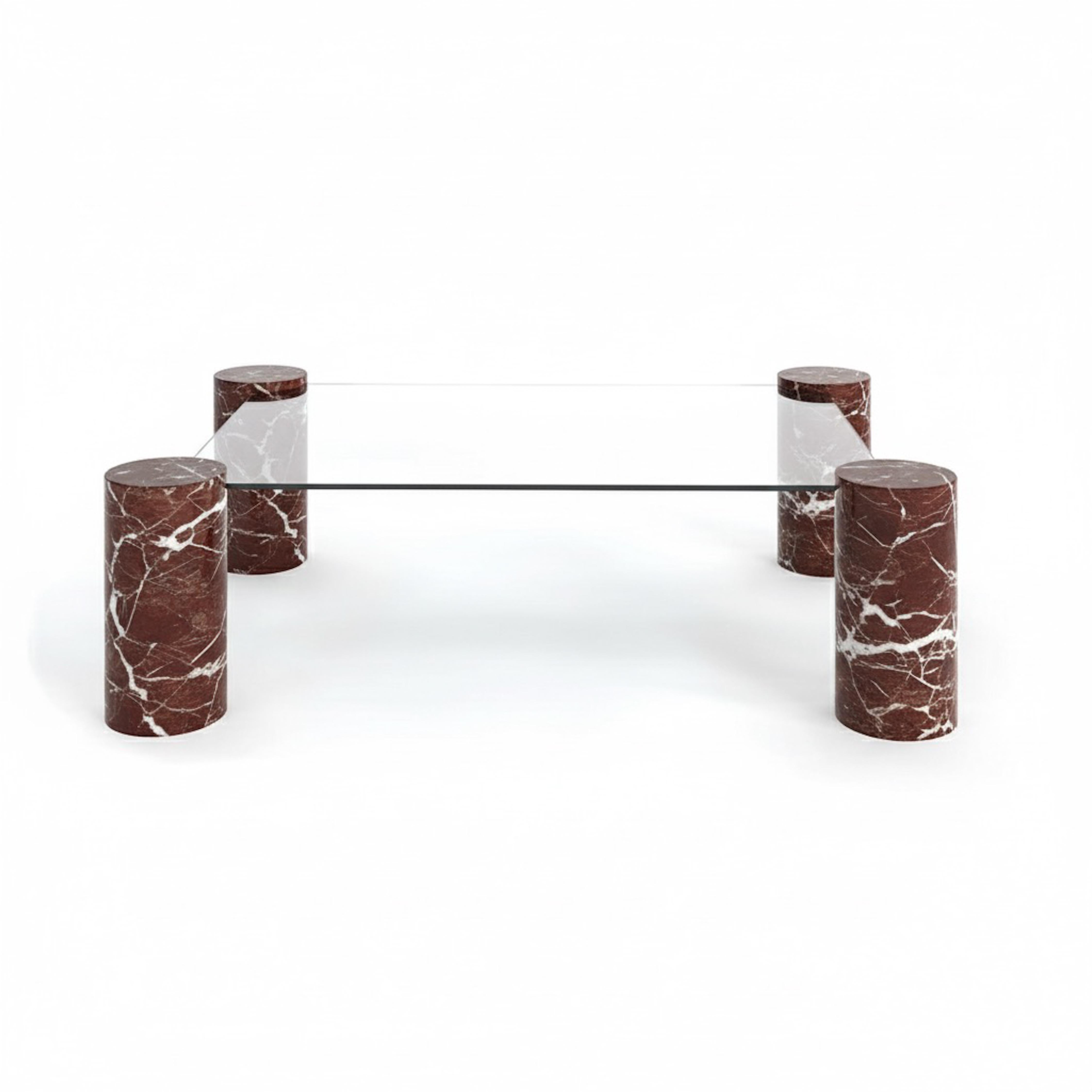 ROSSO LEVANTO GLASS SQUARE COFFEE TABLE

Type of Marble: Rosso Levanto
Dimensions: 36