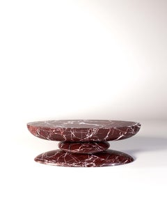 Rosso Levanto Marble Rocky Coffee Table By OMER OZTURK