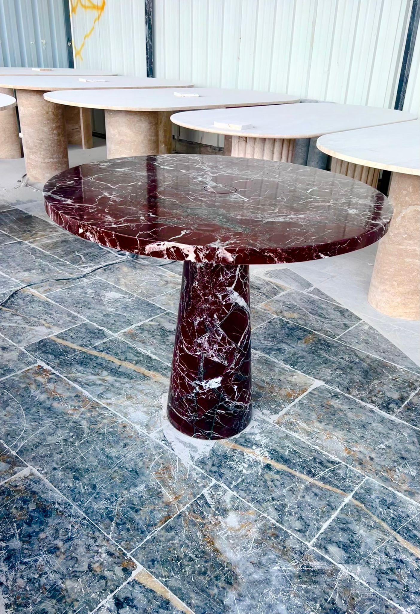 ROSSO LEVANTO MARBLE DINING TABLE

Type of Material: Rosso Levanto
Dimensions: 36 Inches (91 cm)
Leg Model: Rosso Levanto MARBLE
Customizable: Available!
Production Time: 2-3 Weeks
Shipping Cost: Free!
Package Method: Wooden Pallet

We customize all