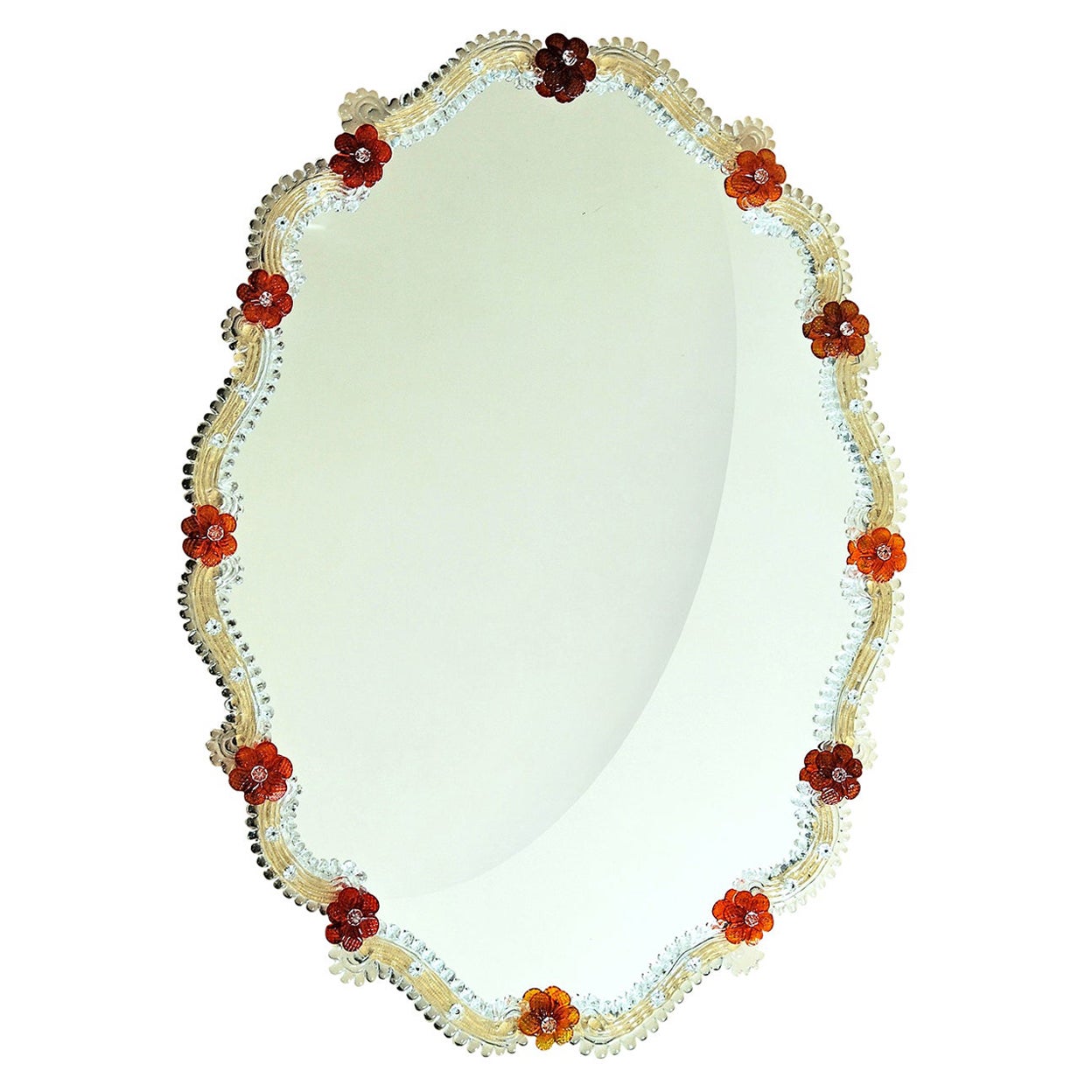 Rosso Wall Mirror For Sale