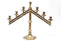 Rostand Judaica Ecclesiastical Brass Candelabras