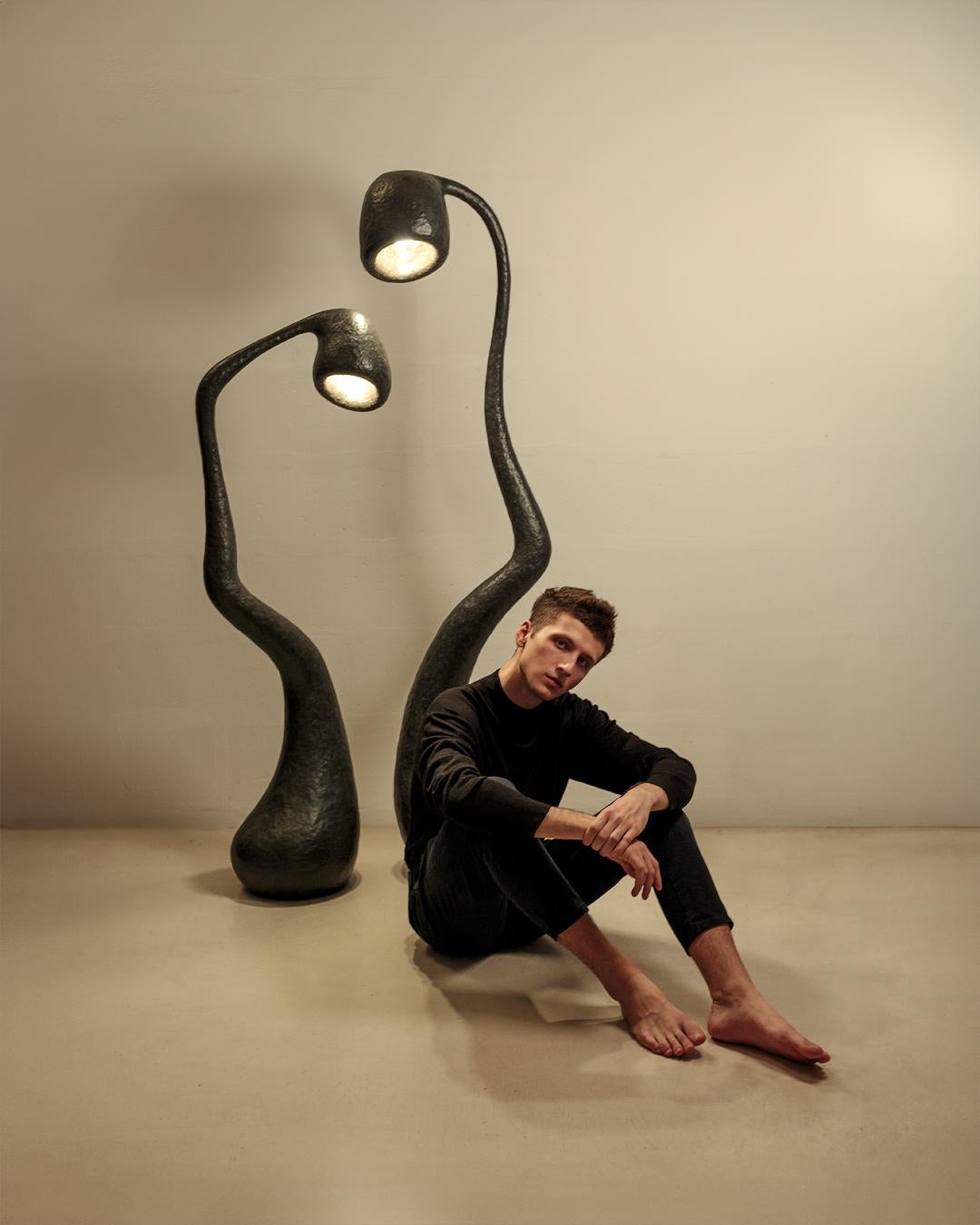 ROSTKI Floor Lamp Series – Limited Edition by Pavel Vishnevsky, Organic Bionic Design, Recycled Paper, Recycled Materials

The ROSTKI Floor Lamp Series is a limited edition collection of sculptural lighting objects that seamlessly blend art and