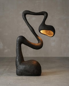 ROSTOK Contemporary Floor Lamp, Black, Limited edition, Organic Bionic Design