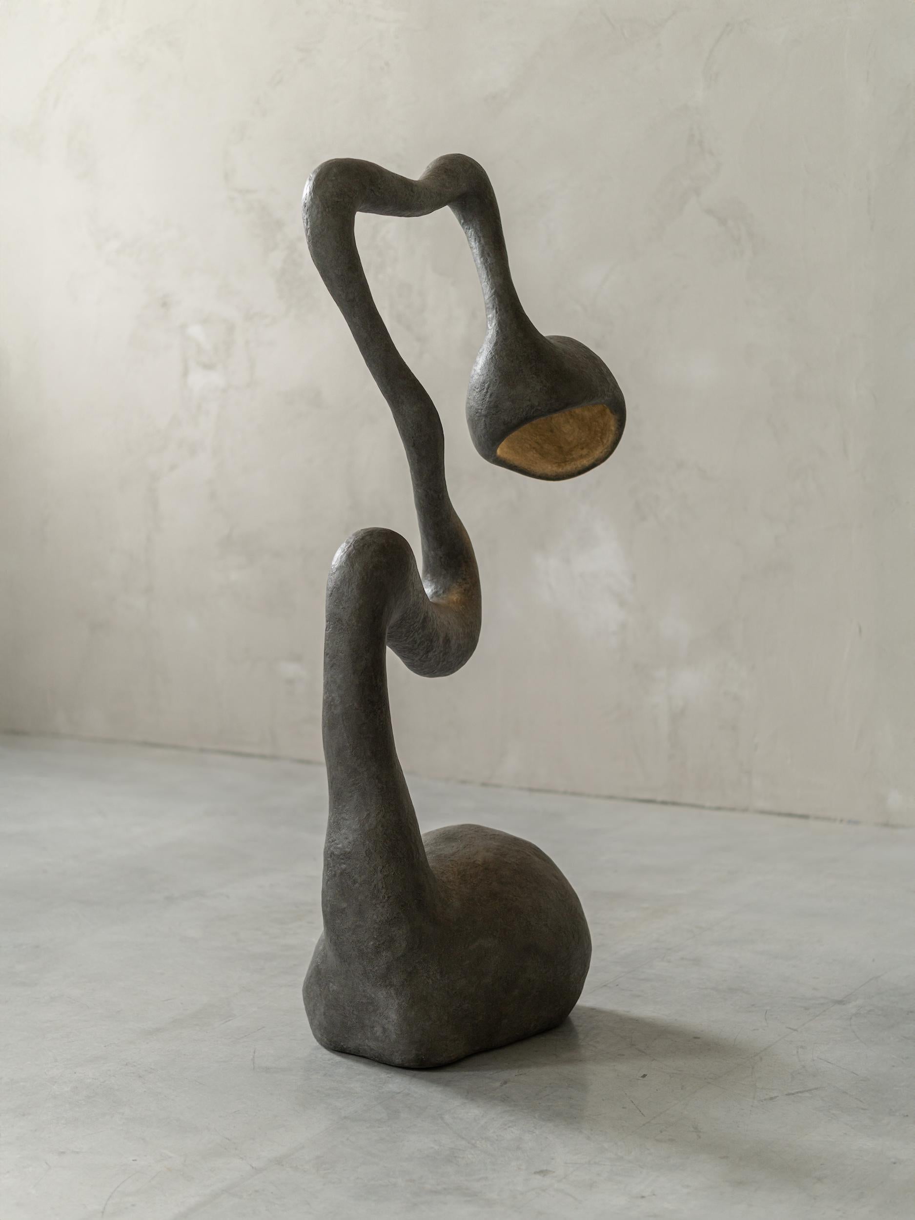 ROSTOK Lampadaire contemporain, gris, édition limitée, Organic Bionic Design Neuf - En vente à Milano, IT