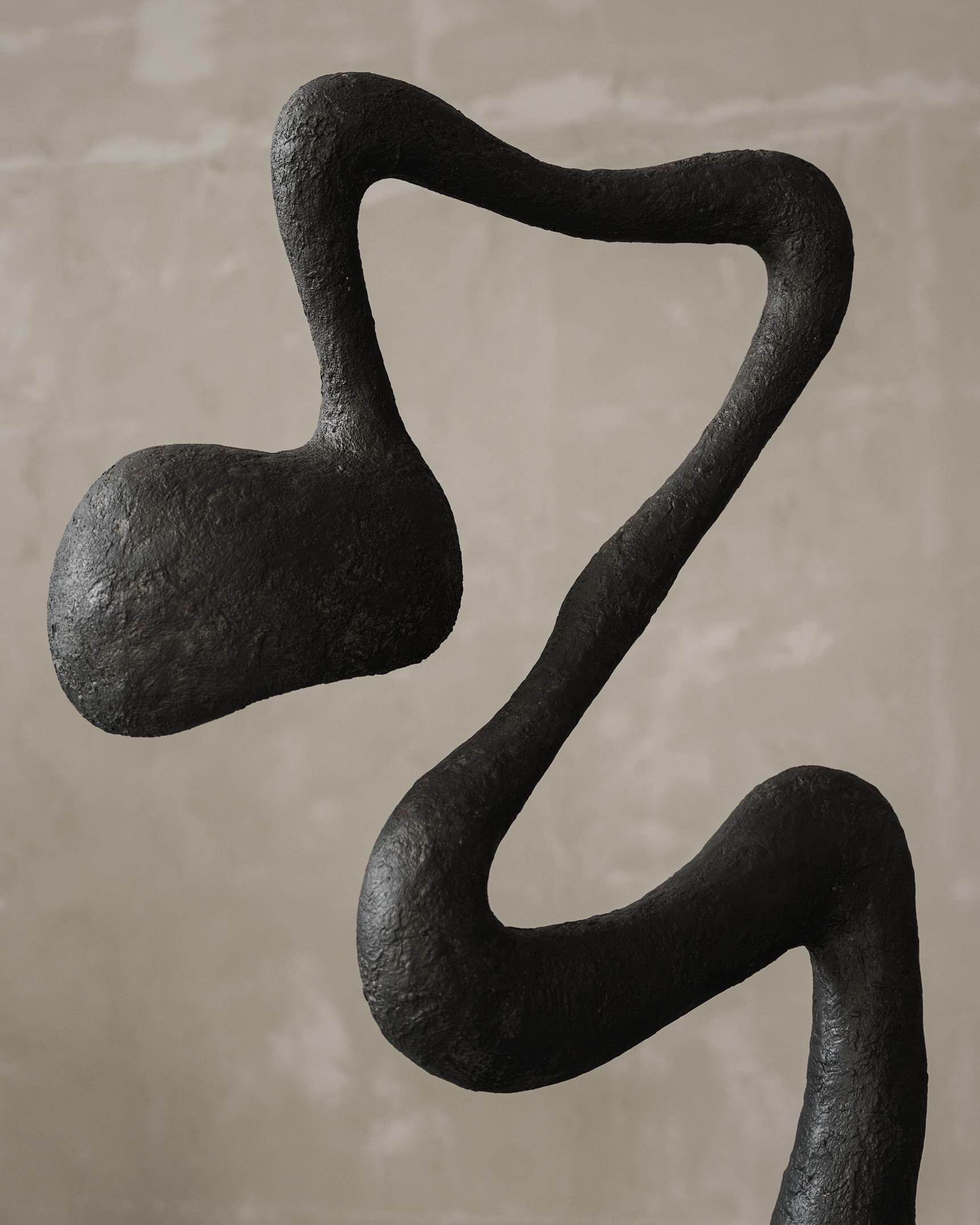 ROSTOK Lampadaire contemporain, noir, édition limitée, Organic Bionic Design Neuf - En vente à Milano, IT