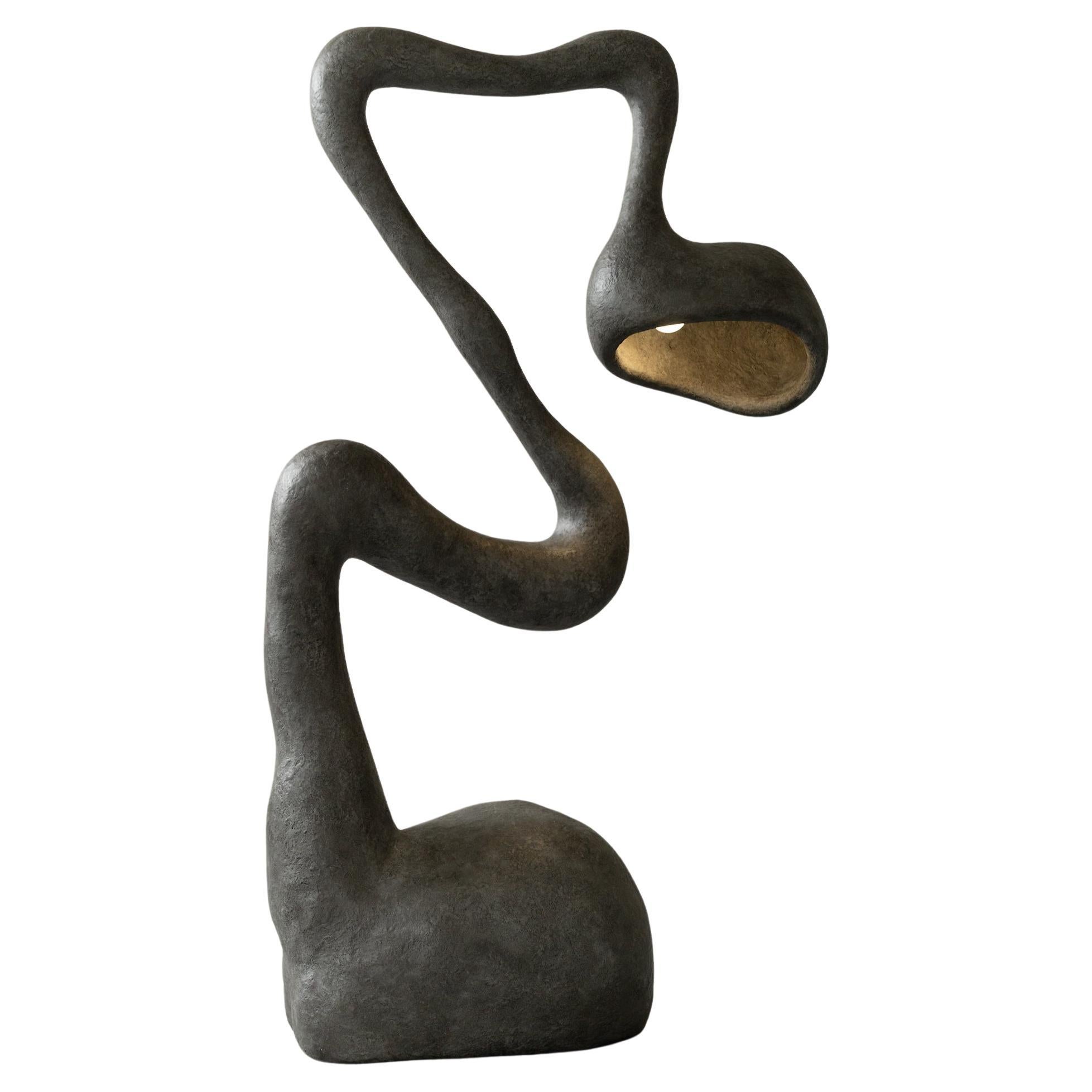 ROSTOK Contemporary Floor Lamp, Gray, Limited edition, Organic Bionic Design