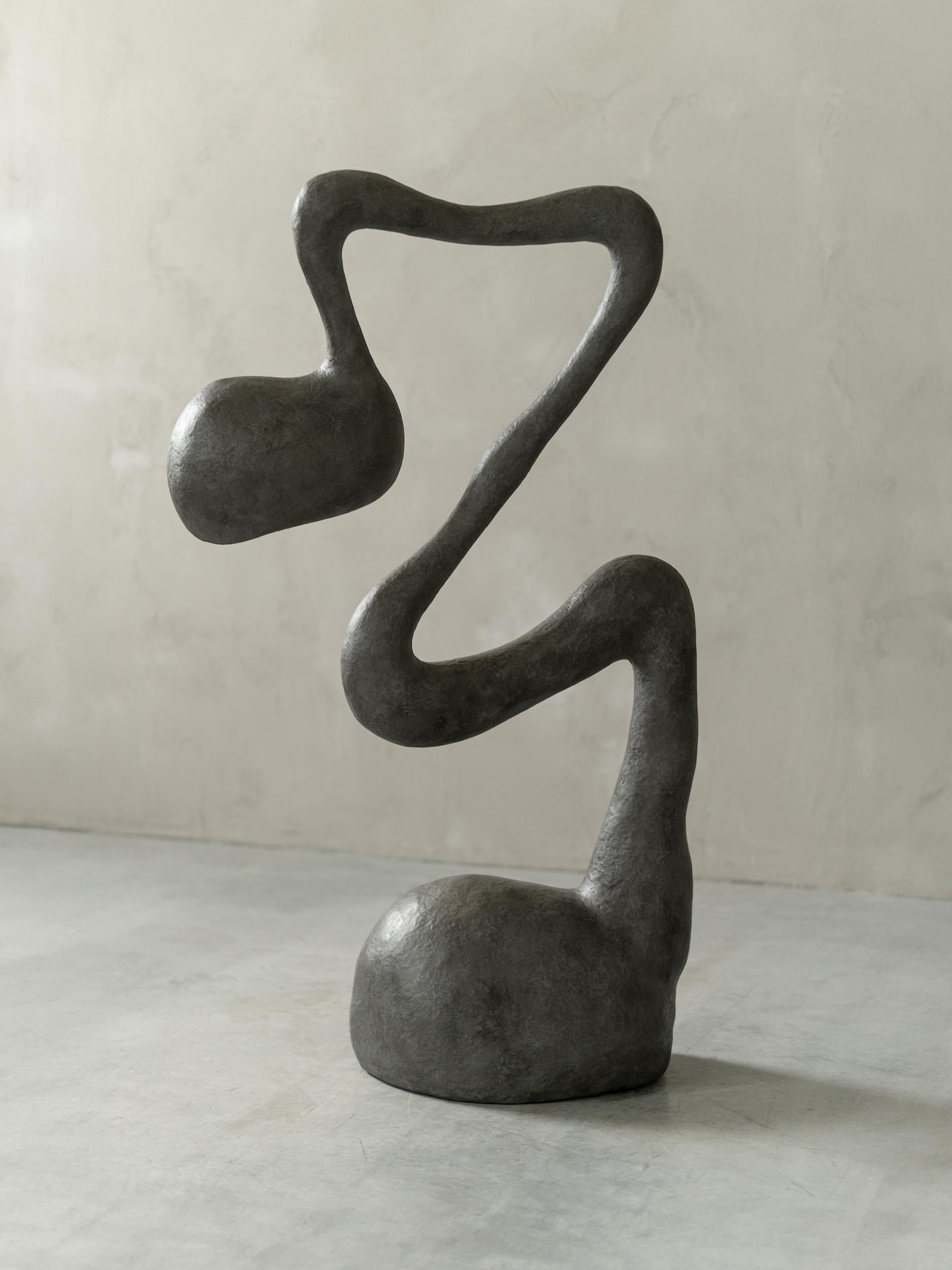 Italian ROSTOK Floor Lamp, Recycled Paper, Organic, Limited Edition by Pavel Vishnevsky For Sale
