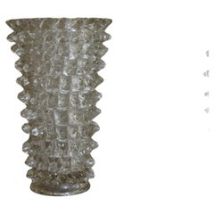 Retro "Rostrato" glass vase by Barovier & Toso, Italy Mid-20th century