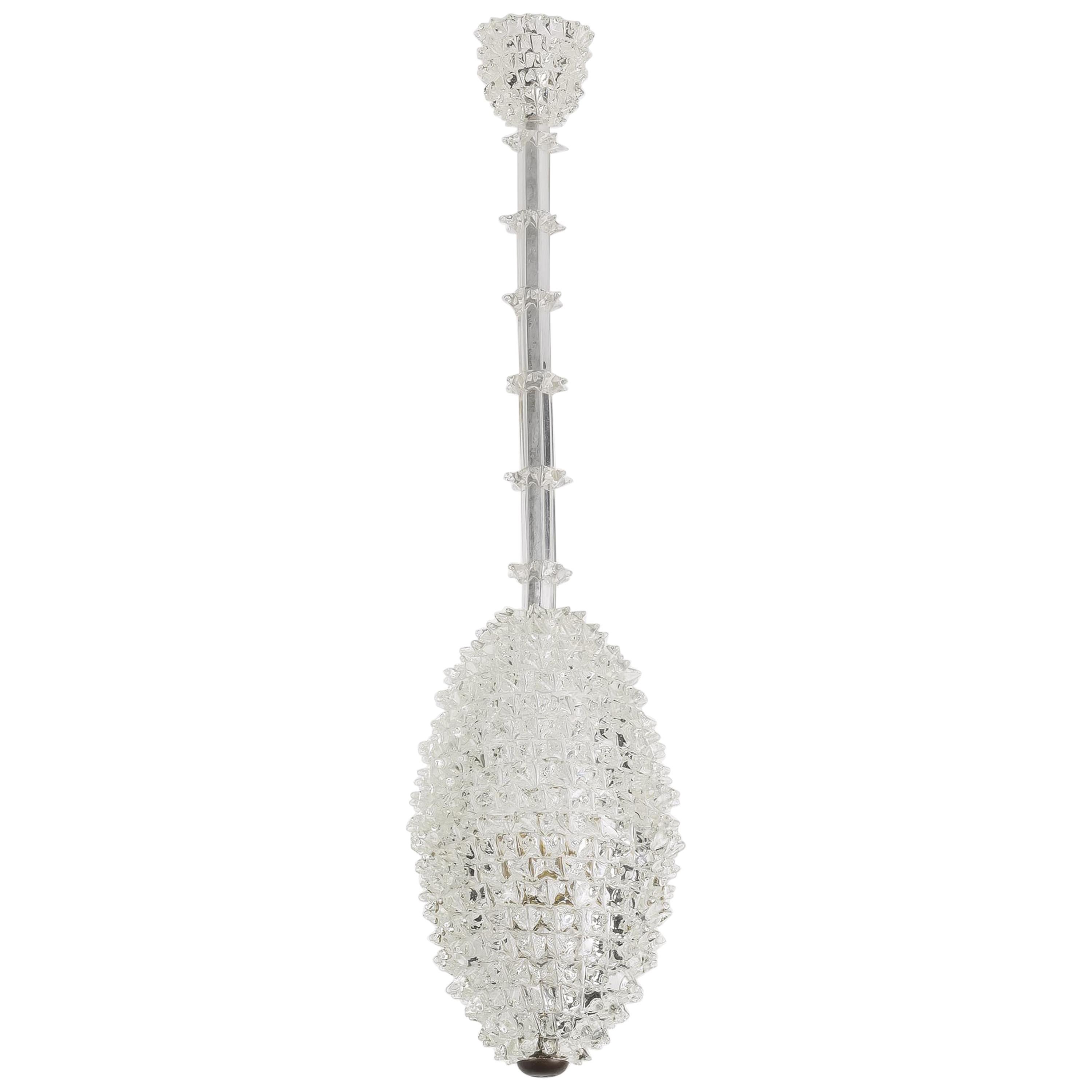 
Rostrato
 Hand Blown Glass Ceiling Pendant by Ercole Barovier, circa 1940 For Sale