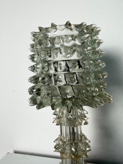 Rostrato Murano Glass Table Lamp Attributed to Barovier & Toso 1940s