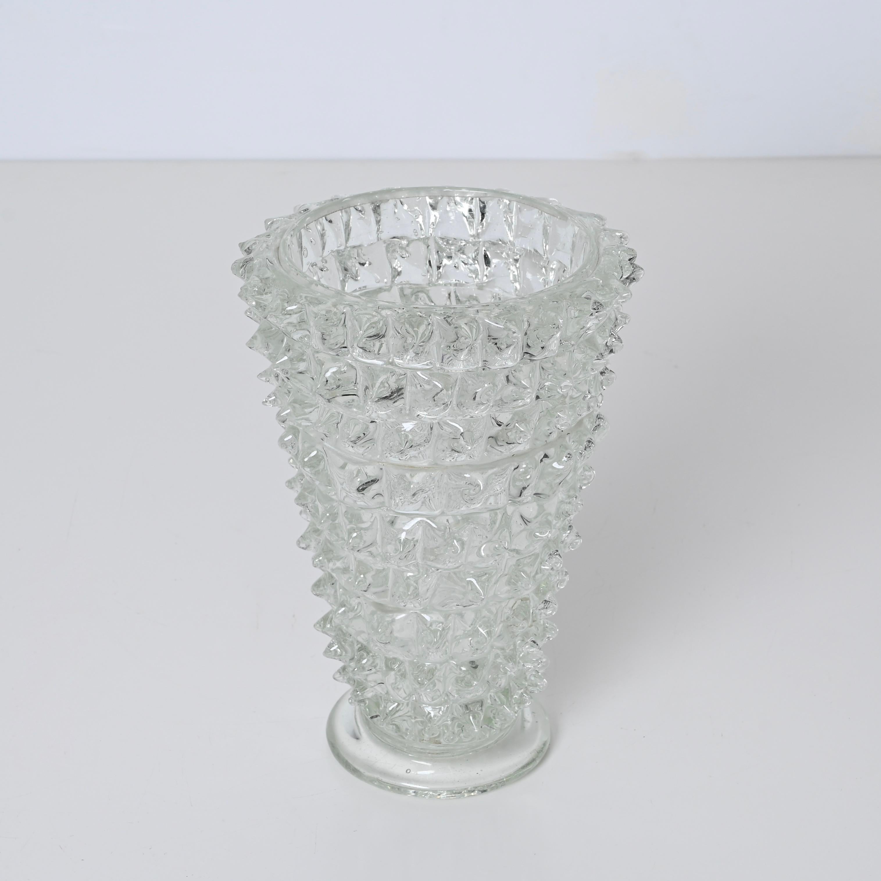 Rostrato Murano Glass Vase by Ercole Barovier for Barovier & Toso, Italy 1940s 11
