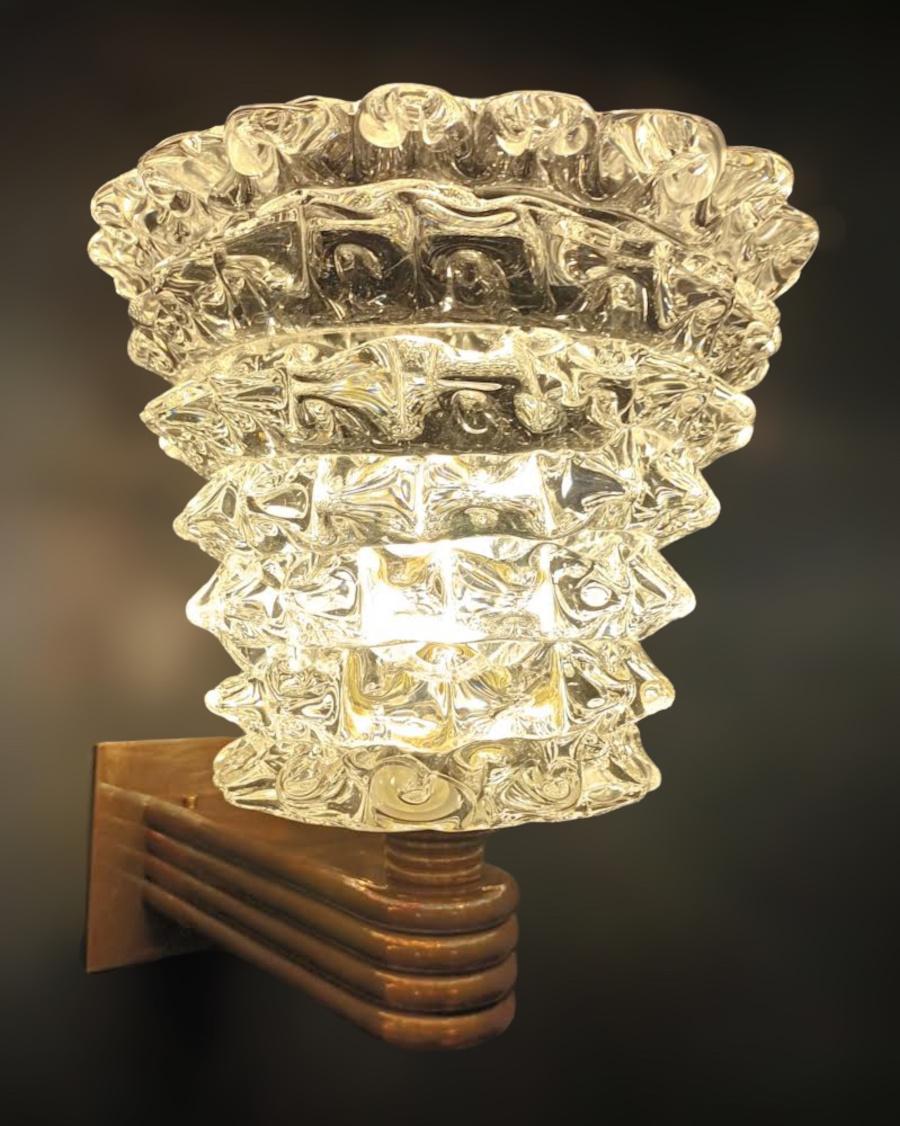 Rostrato Sconce by Barovier e Toso, 20 Available In Good Condition For Sale In Los Angeles, CA