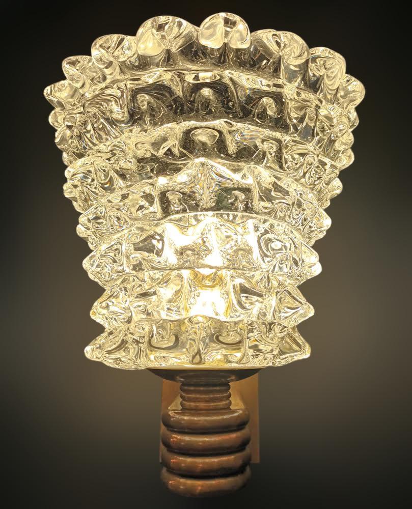 20th Century Rostrato Sconce by Barovier e Toso, 20 Available For Sale
