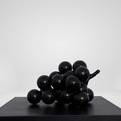 Grape Sculpture Steel Black Abstract