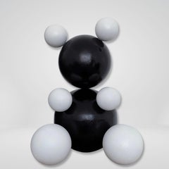 Inverted Panda 2 Steel Bear Animal Abstract Sculpture