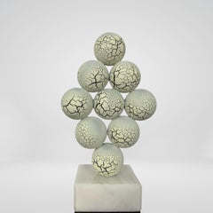 Original Sculpture Dragon's eggs Steel Minimalistic Abstract Art