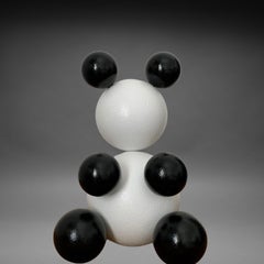 Panda Small Steel Bear 2 Animal Abstract Sculpture