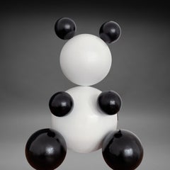 'Panda', Steel Bear Animal Abstract Sculpture