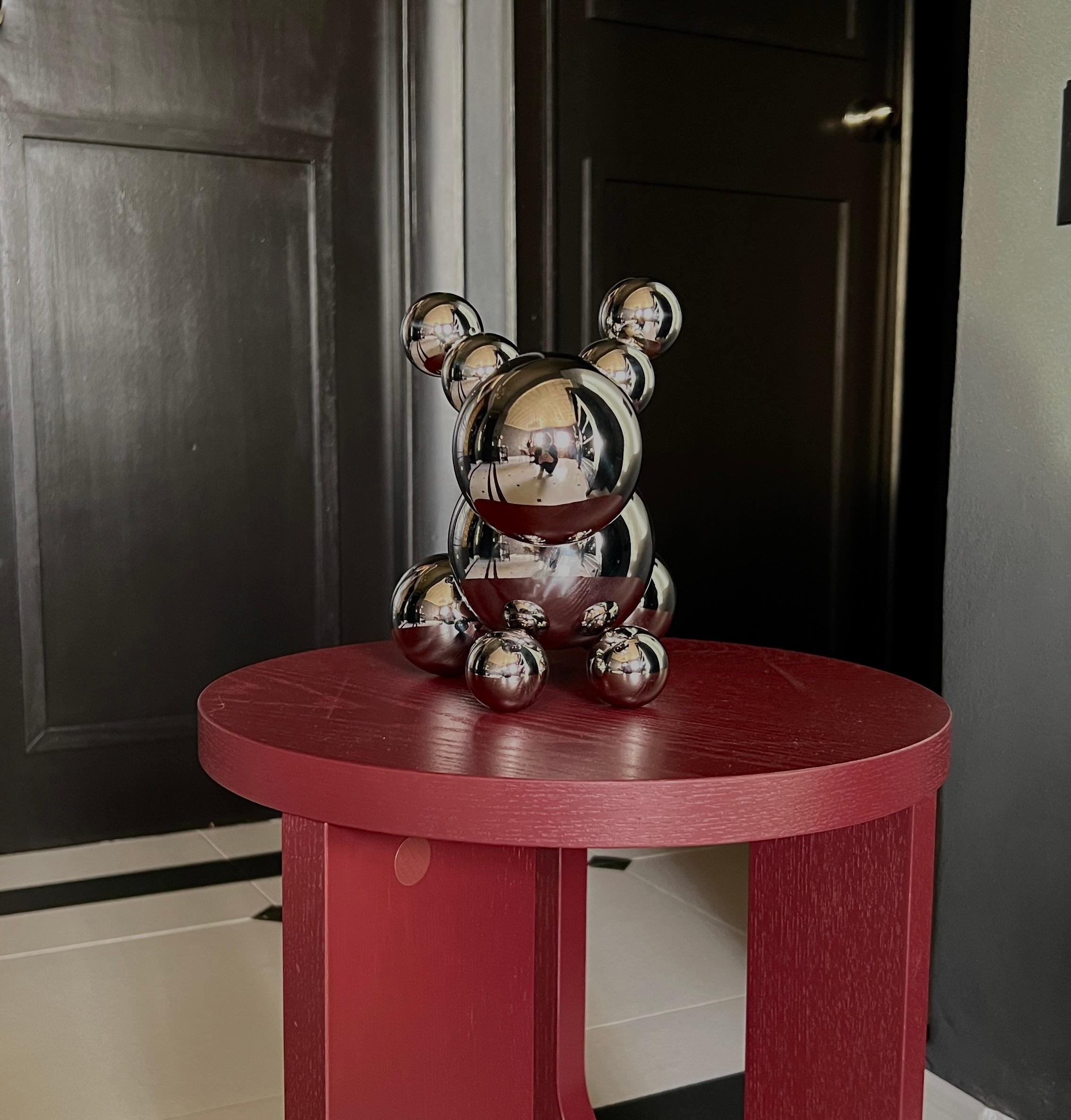 Stainless Steel Rabbit Bunny Robot 'Ross' Minimalistic Art 10