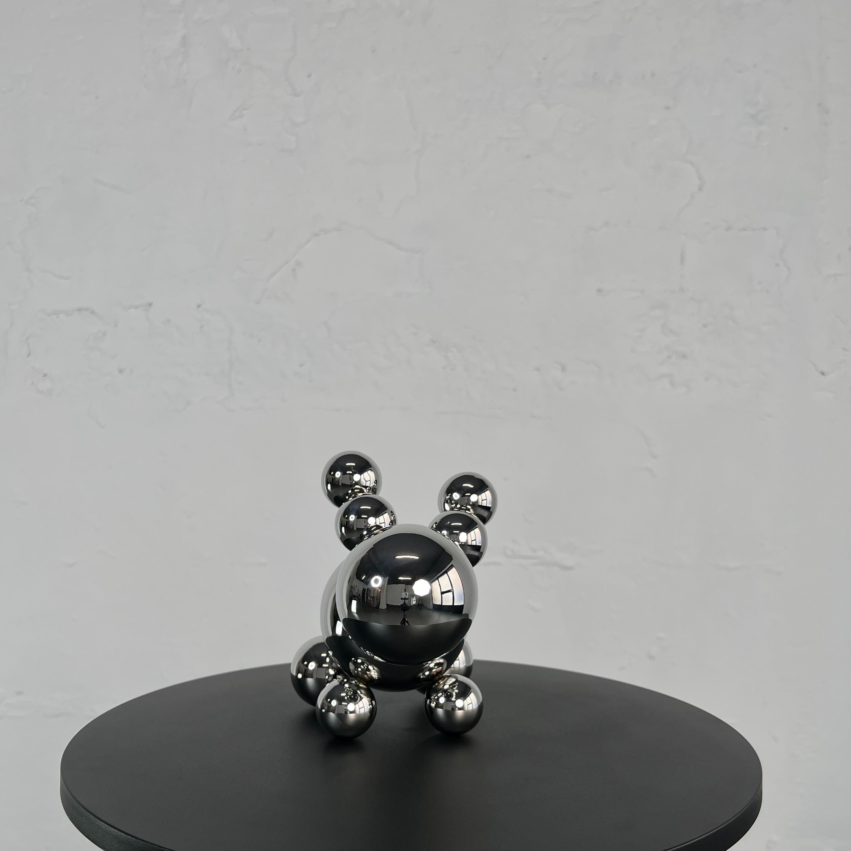 Stainless Steel Rabbit Bunny Robot 'Wait...' For Sale 1