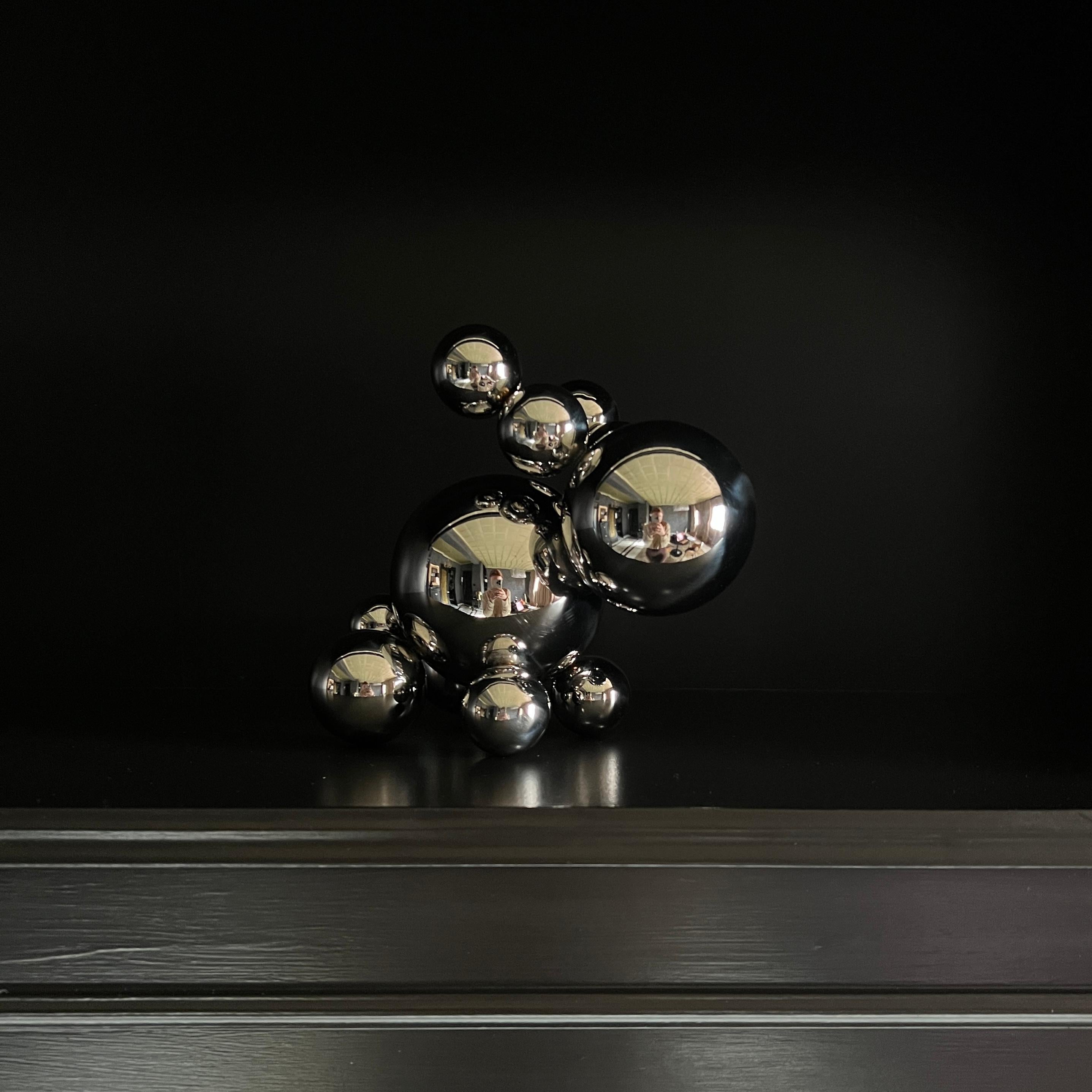 Stainless Steel Rabbit Bunny Robot 'Wait...' Minimalistic Art 6