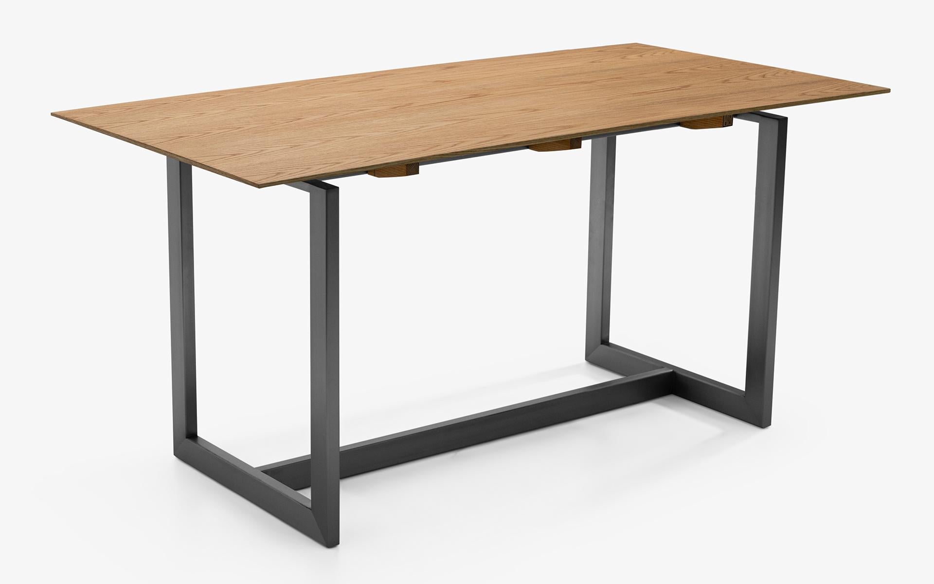 Turkish Rōsu Study Desk, Oak Veneer Table Top For Sale