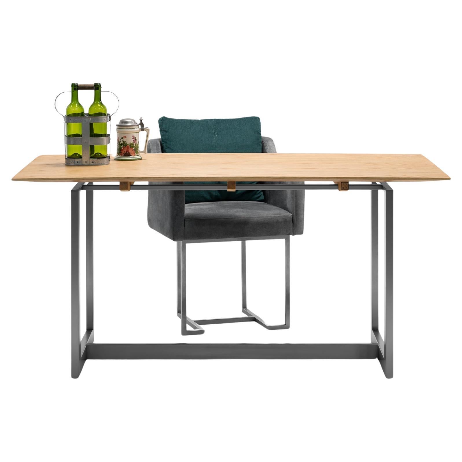 Rōsu Study Desk, Oak Veneer Table Top