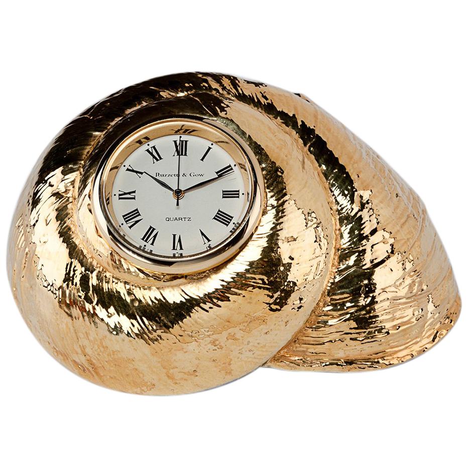 Rosy Top Clock, Gilded