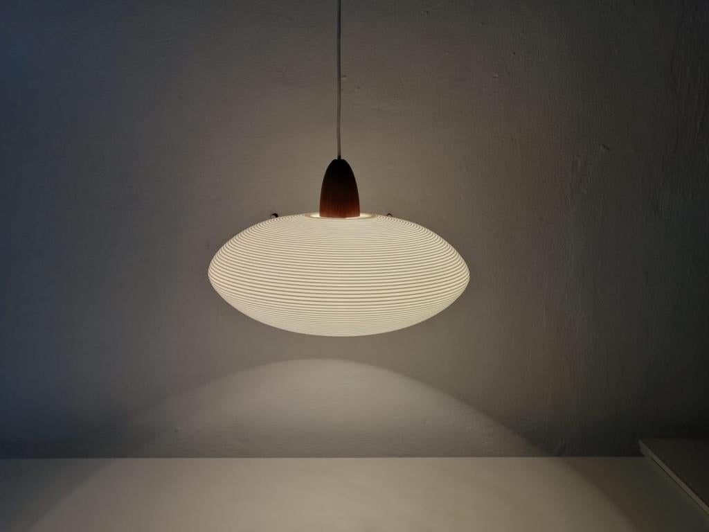 German Mid-Century Modern Rotaflex Pendant Lamp by Yasha Heifetz, 1960s