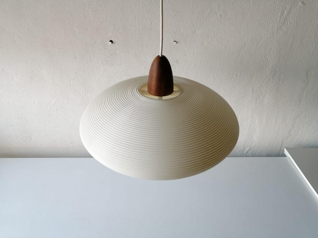 Mid-Century Modern Rotaflex Pendant Lamp by Yasha Heifetz, 1960s In Good Condition In Hagenbach, DE