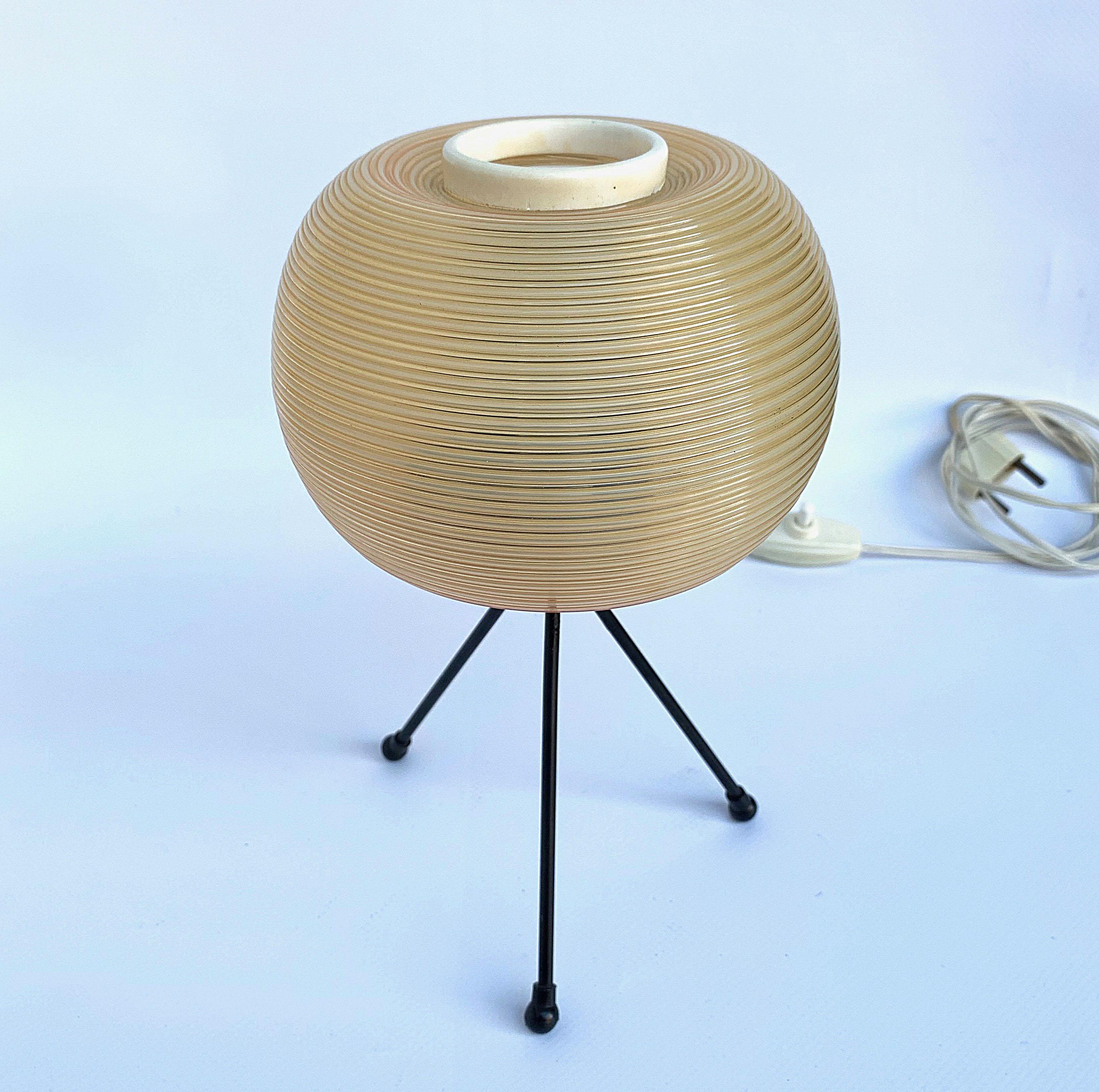 Mid-20th Century Rotaflex Table Lamp, Disderot ARP Guariche Mortar Motte Design 1950s Table Lamp