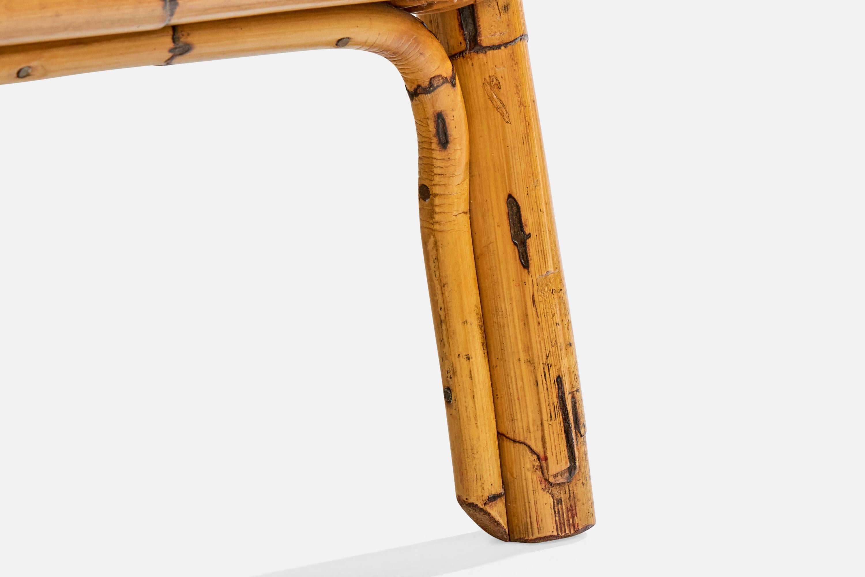Tissu Rotan, chaises longues, bambou, rotin, tissu, Italie, années 1950 en vente