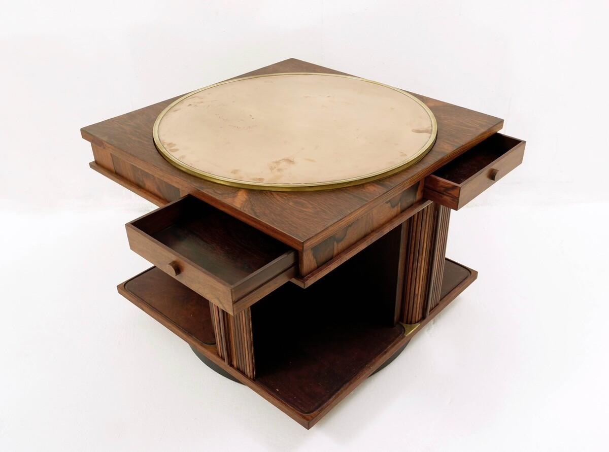Rotatable Bar / Side Table by Gianfranco Frattini for Bernini, 1960s 1