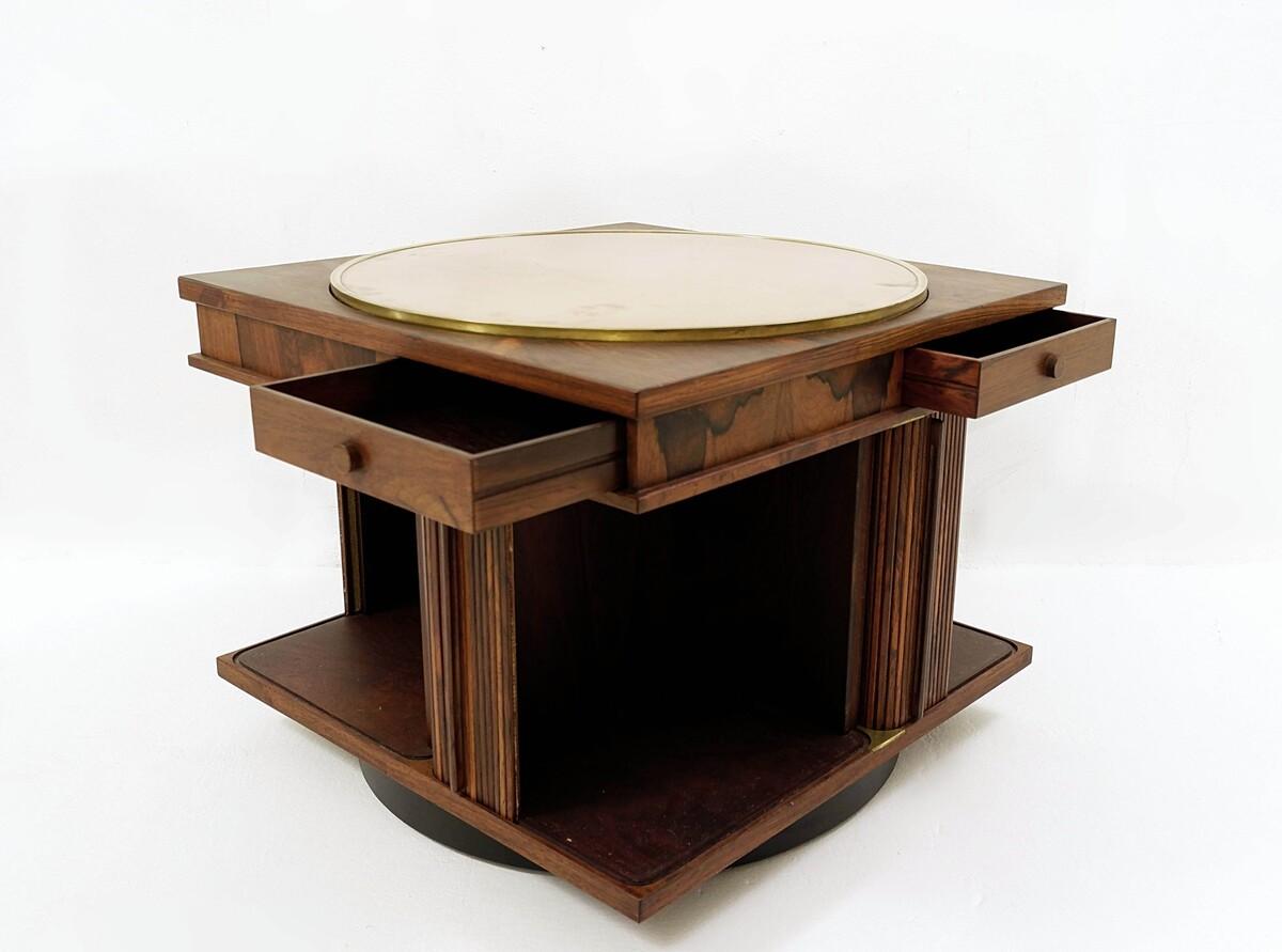 Rotatable Bar / Side Table by Gianfranco Frattini for Bernini, 1960s 2