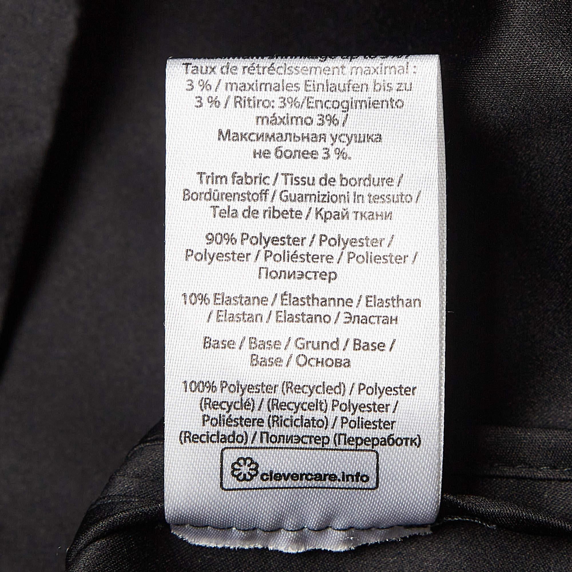 Rotate Birger Christensen Black Satin and Tulle Bow Detail Natalie Mini Dress S For Sale 3