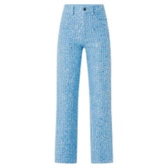 Rotate Birger Christensen Sequined Embellished Cotton Trousers