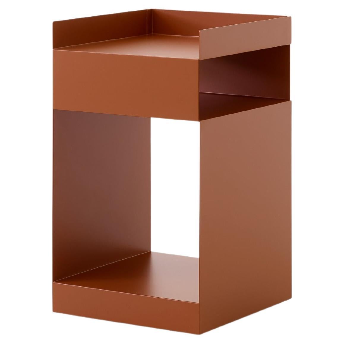 Rotate CS73, Terracotta Multi Purpose Trolley by Space Copenhagen for &Tradition