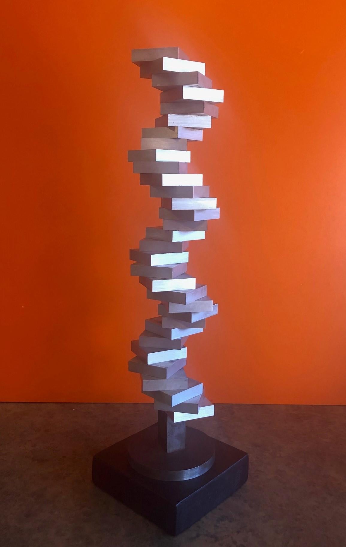 A super cool rotating abstract sculpture from the 