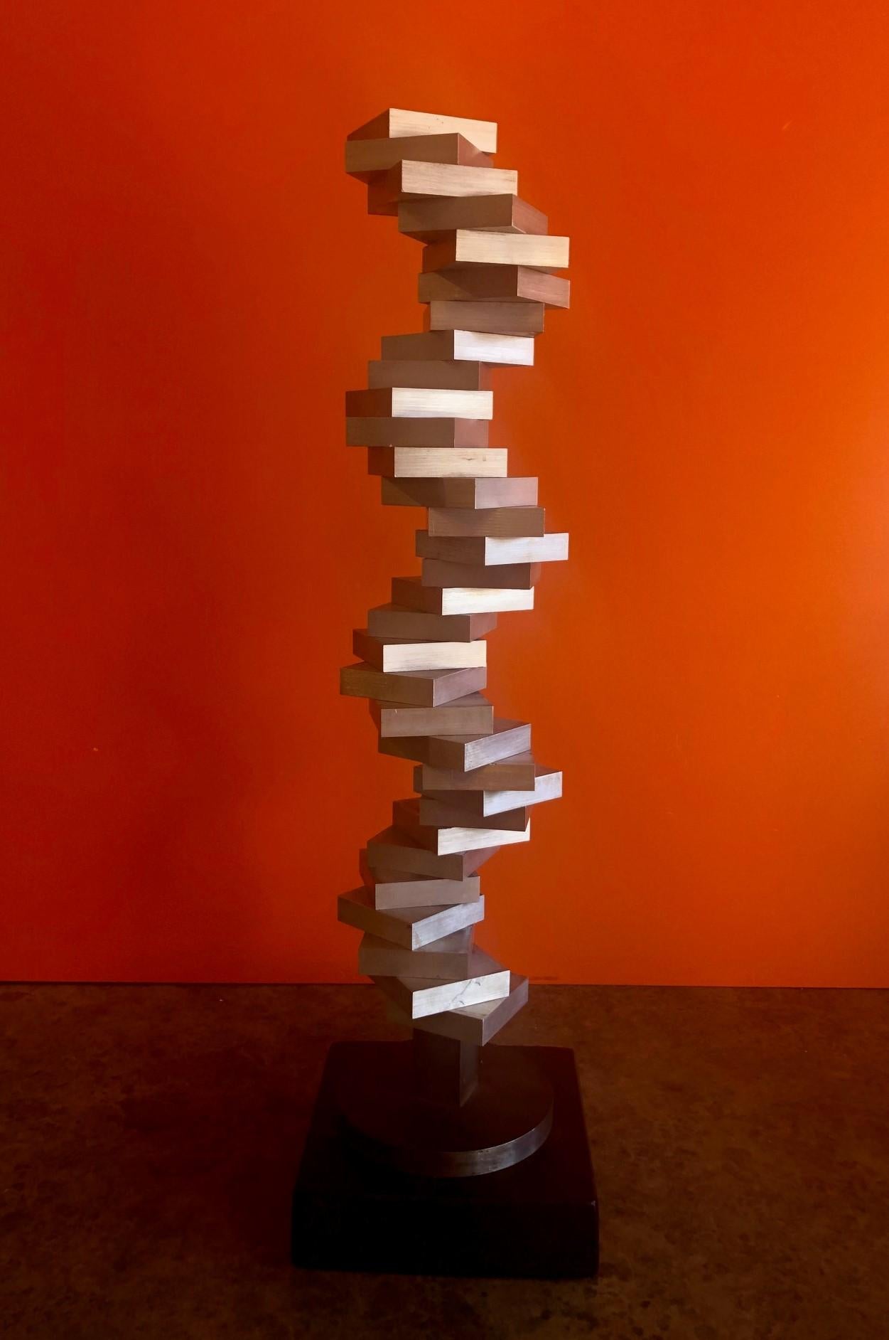 Mid-Century Modern Rotating Abstract Sculpture from the Minimax-Stax Series by Aristides Demetrios