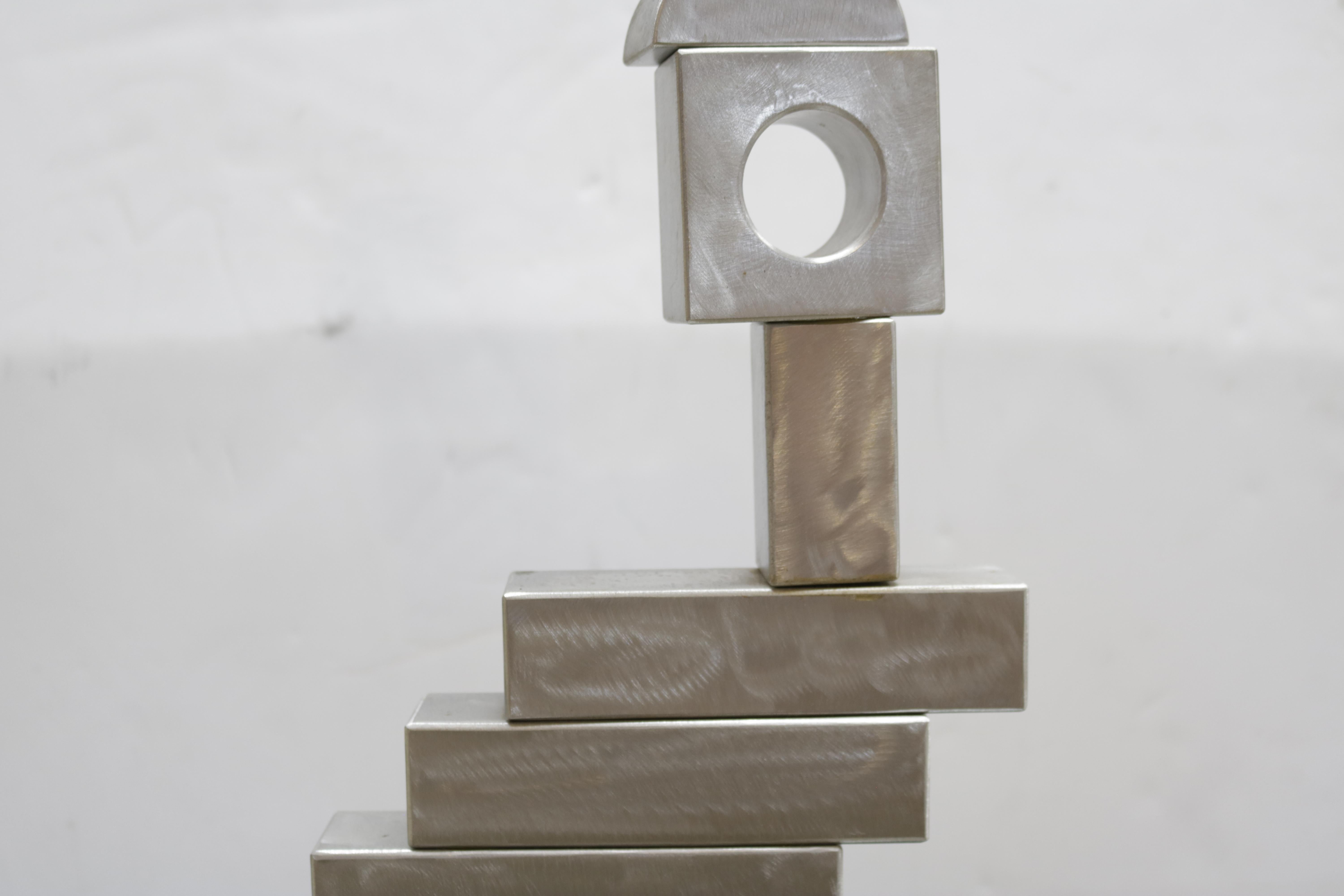 20th Century Rotating Aluminum Abstract Sculpture #2