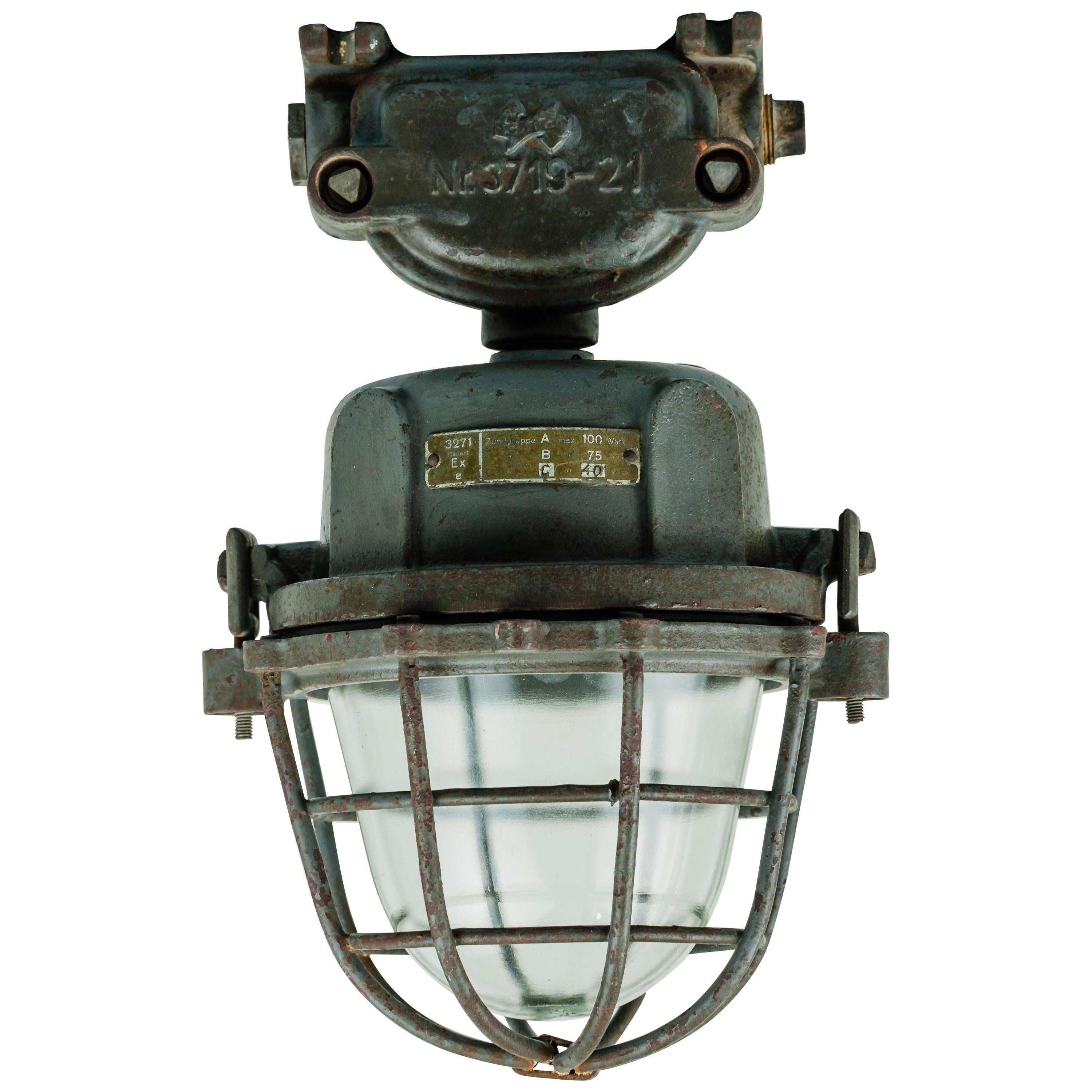 Rotating and Heavy Industry Schaco Lamp, 1930s
