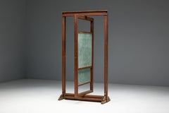 Rotating Antique School Chalkboard, France, Early 20th Century
