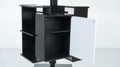 Rotating Bookcase "Centro" by Claudio Salocchi, italy, 1960s