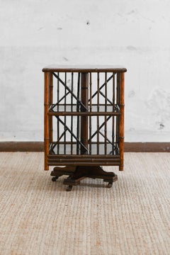 Rotating Bookshelf, in the Style of Maison Perret & Vibert, France Late 19th c.