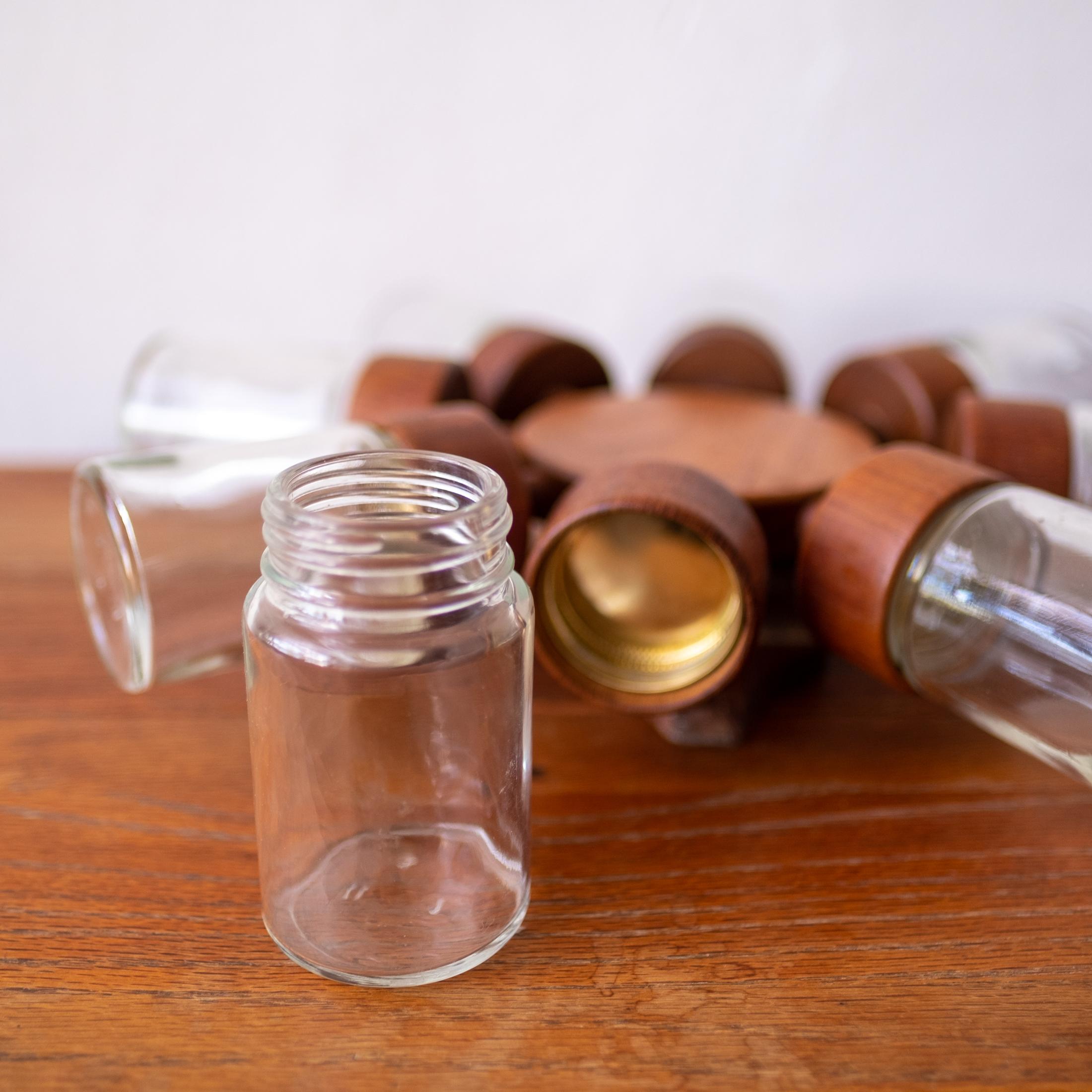 Rotating Danish Modern Teak Spice Rack Digsmed In Good Condition In San Diego, CA