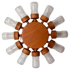 Rotating Danish Modern Teak Spice Rack Digsmed