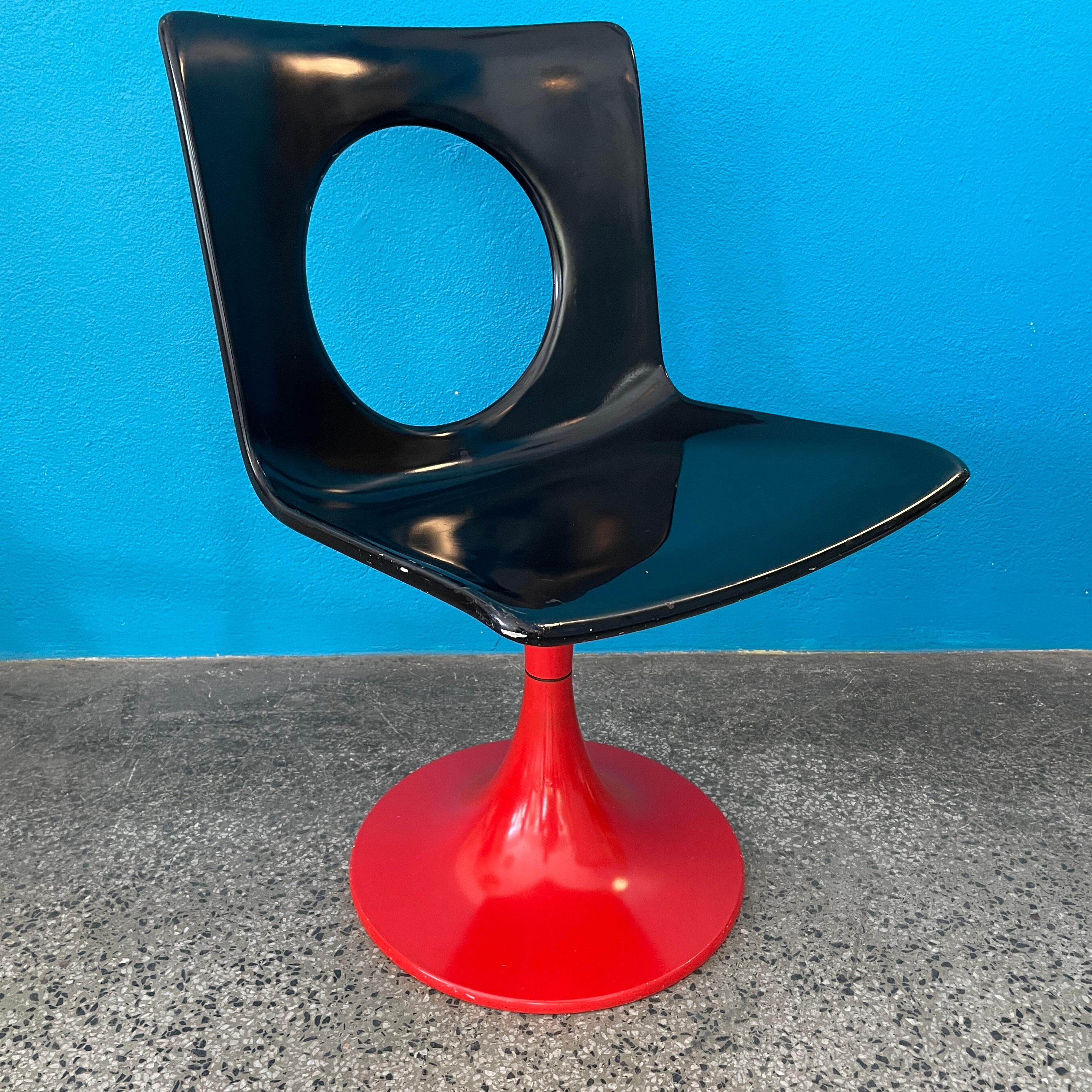 Rotating Fiberglass Chair By Carl Gustaf Hiort af Ornäs, Finland 1971 2